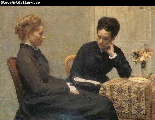 Henri Fantin-Latour The Reading